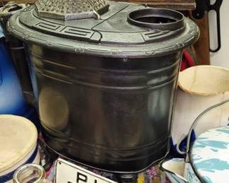 Antique Victorian room heater 