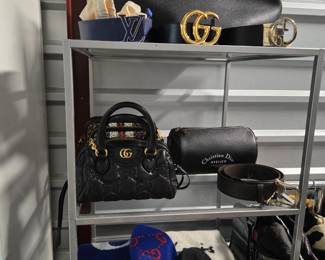 Designer belts and scarves