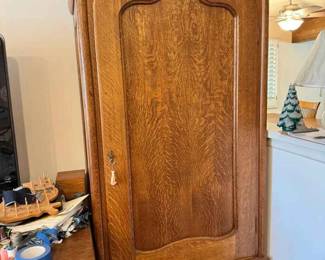 BK266Vintage Armoire Wardrobe Cabinet