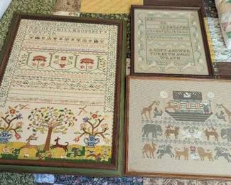 BK160Cross Stitch Samplers In Williamsburg Elsa Williams The Chase Sampler