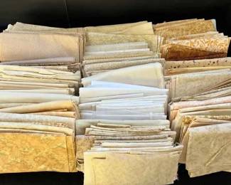 BK105Quilting Fabric, Assorted Creams And Whites