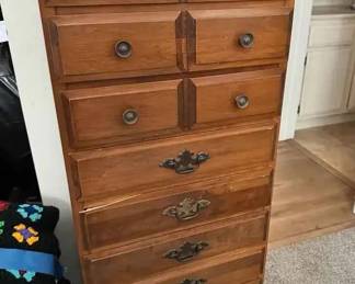 BK260VVintage Mid Century Wood Lingerie Chest