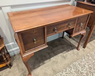 Art Deco English Mahogany Desk
