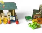 Vintage Fisher-Price Preschool & Rooms Playset – Figures, Furniture & Accessories