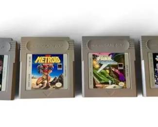 Vintage Nintendo Game Boy Cartridges – Metroid, Ring Rage, Star Trek & 1 More, 4-Pc Lot