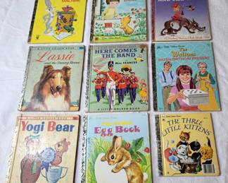 Little Golden Books – 9 Vintage Children’s Storybooks, Peter and the Wolf, Lassie & More