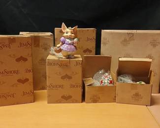 Jim Shore Easter Bunnys Baskets