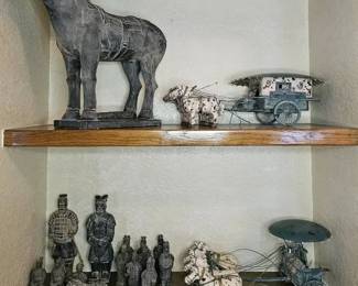 Imperial Chariots, Terracotta Warriors,  Cavalry Horse Statue