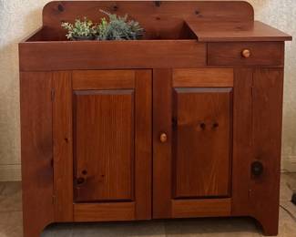 Solid Pine Wash Stand Charming Appeal