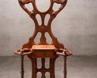 Victorian Style Hall Tree Makes A Statement