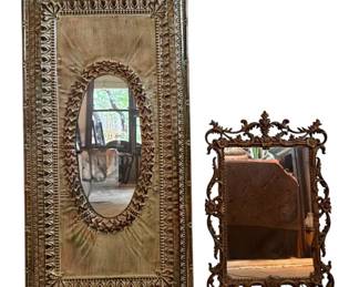Ornate Mirror Duo Great Statement Pieces