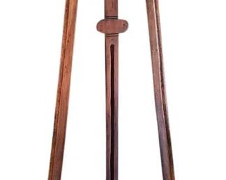 Victorian Rococo Revival Style Carved Mahogany Display Easel
