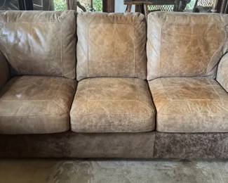 Hill Country Interiors Lot 1 Heirloom Western Heritage Leather Sofa...WOW