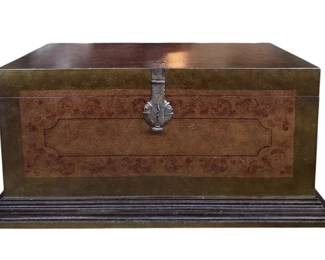 Arhaus Furniture Statement Coffee TableChest OldWorld Craftsmanship