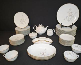  05 Rare Vintage Franciscan Malaya China Set  Antique Jean Pouyat Limoges Dishes