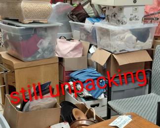 Still unboxing.