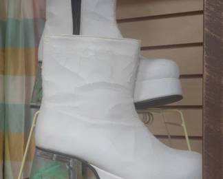 vintage disco platform shoes
