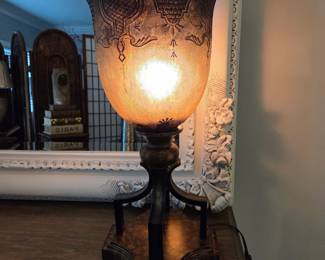 glow globe entry lamp