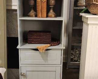 blue shelf