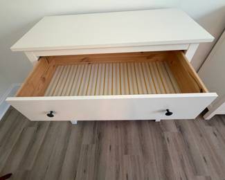 A6 - $175 Each. 2 Available! IKEA Hemnes Dresser / Oversized Nightstand. Measures 43.5" x 20" x 38" tall. Both are in gently used very good condition.