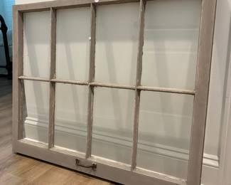A82 - $20. Decorative Window Pane. Measures 35" x 28" tall.