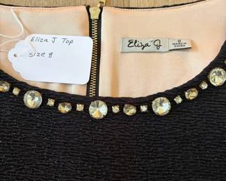 A91 - $25. Eliza J Blouse. Size 8.