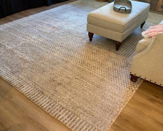 A16 - $300. Pottery Barn 9' x 12' Cormac Easy Care Handwoven Rug - Polyester. (Manufacture 2025)