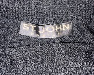 A99 - $45. Black St. John knit skirt. Size 6.