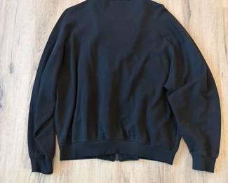 A93 - $30. Vintage Carole Little Glitzy Embellished Zip-Front Sweatshirt. Size small.