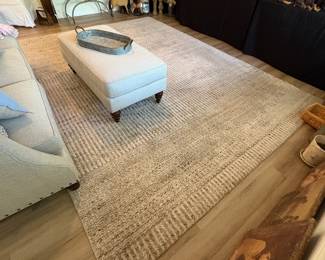 A16 - $300. Pottery Barn 9' x 12' Cormac Easy Care Handwoven Rug - Polyester. (Manufacture 2025)