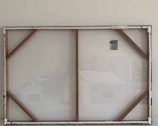 A27 - $20. "Western Plain-Store" Canvas Wall Print. Measures 36" x 24".