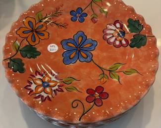 A46 - $30. 6 Pc Saparna Dinner Plates.