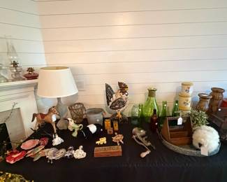 OVERVIEWS - We can not pull items from this photo unless they also have an individual photo # above. Please come to the sale to shop these items!