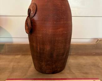 A59 - $12. Decorative Vessel Decor. Measures 8" x 10.5" tall.