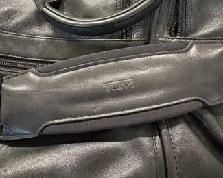 A75 - $20. Tumi Leather Briefcase. Very good condition.