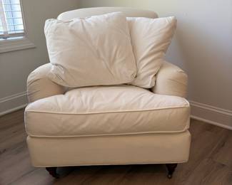 A24 - $250. McCreary Modern Inc. Armchair (from Room & Board). Measures 35" x 34" x 32.5" tall. Very comfortable - overall good condition. Does have some minor stains, signs of wear.