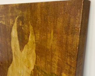A25 - $75. "Fell in Love with a Dress" Giclee Textured Print from Ballard Design. Measures 40" x 52.25".