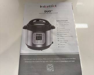A9 - $25. Instant Pot Duo. Gently used - excellent condition.