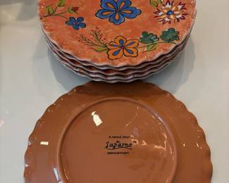 A46 - $30. 6 Pc Saparna Dinner Plates.