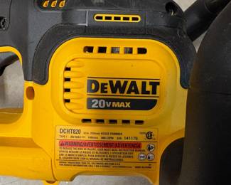 A70 - $80. Dewalt Hedge Trimmers. 20v max. NO BATTERY.