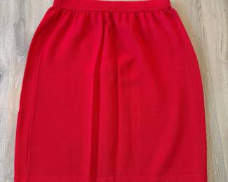 A90 - $150. St. John Collection by Marie Gray. Cardigan size S. Skirt size 8.
