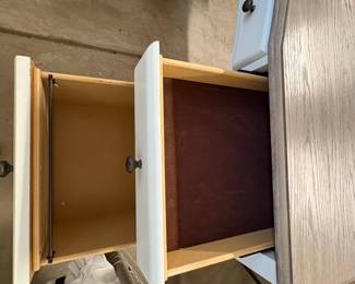 A77 - $275. Small Executive Desk. Measures 66" x 29" x 30.5" tall. Most of the wear is in one spot on the top. Structurally sound and overall good condition.