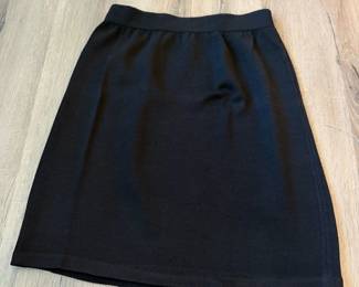 A99 - $45. Black St. John knit skirt. Size 6.