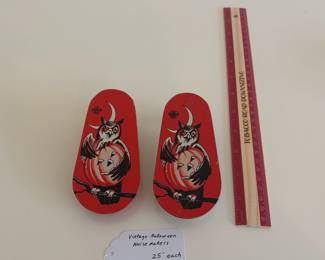 A37 - $25 EACH. Vintage Halloween Noise Makers. Both are in very good condition.