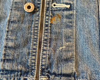 A95 - $20. Gap XS Denim Chore Jacket.