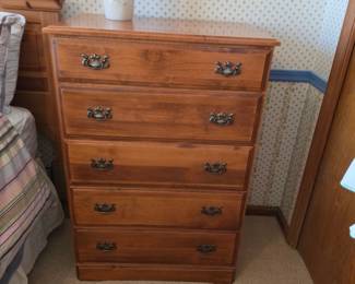 Five-Drawer Wood Chest
