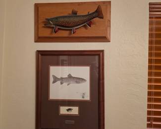Fish Wall Décor & Framed Trout Artwork