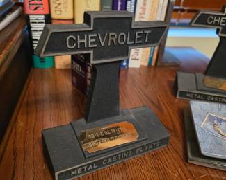 Chevrolet Metal Casting Plants memorial award