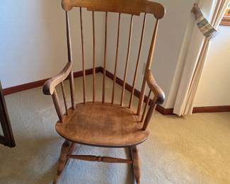 Wooden Windsor Rocking Chair