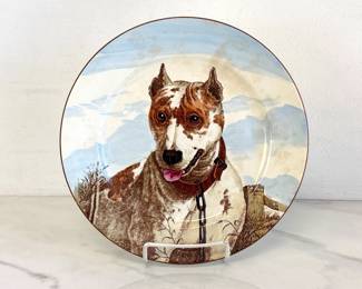Lot 9061 Vintage Cauldon England Dog Portrait Plate